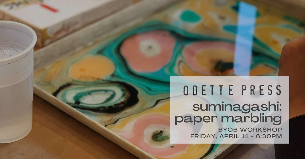 Suminagashi: Paper Marbling Workshop - April 11