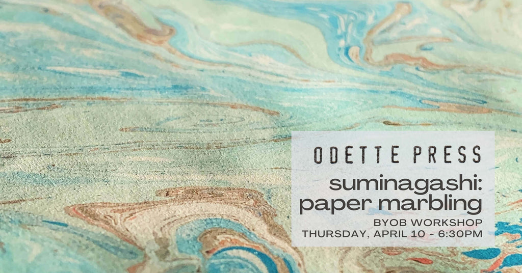 Suminagashi: Paper Marbling Workshop - April 10