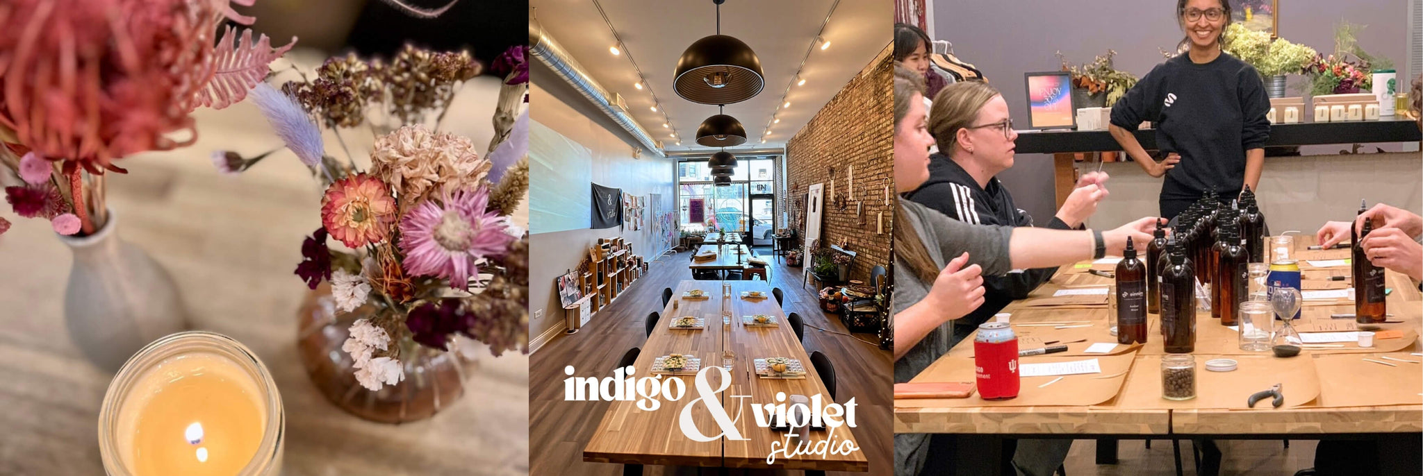 Spring Candle + Dried Floral Workshop - April 13
